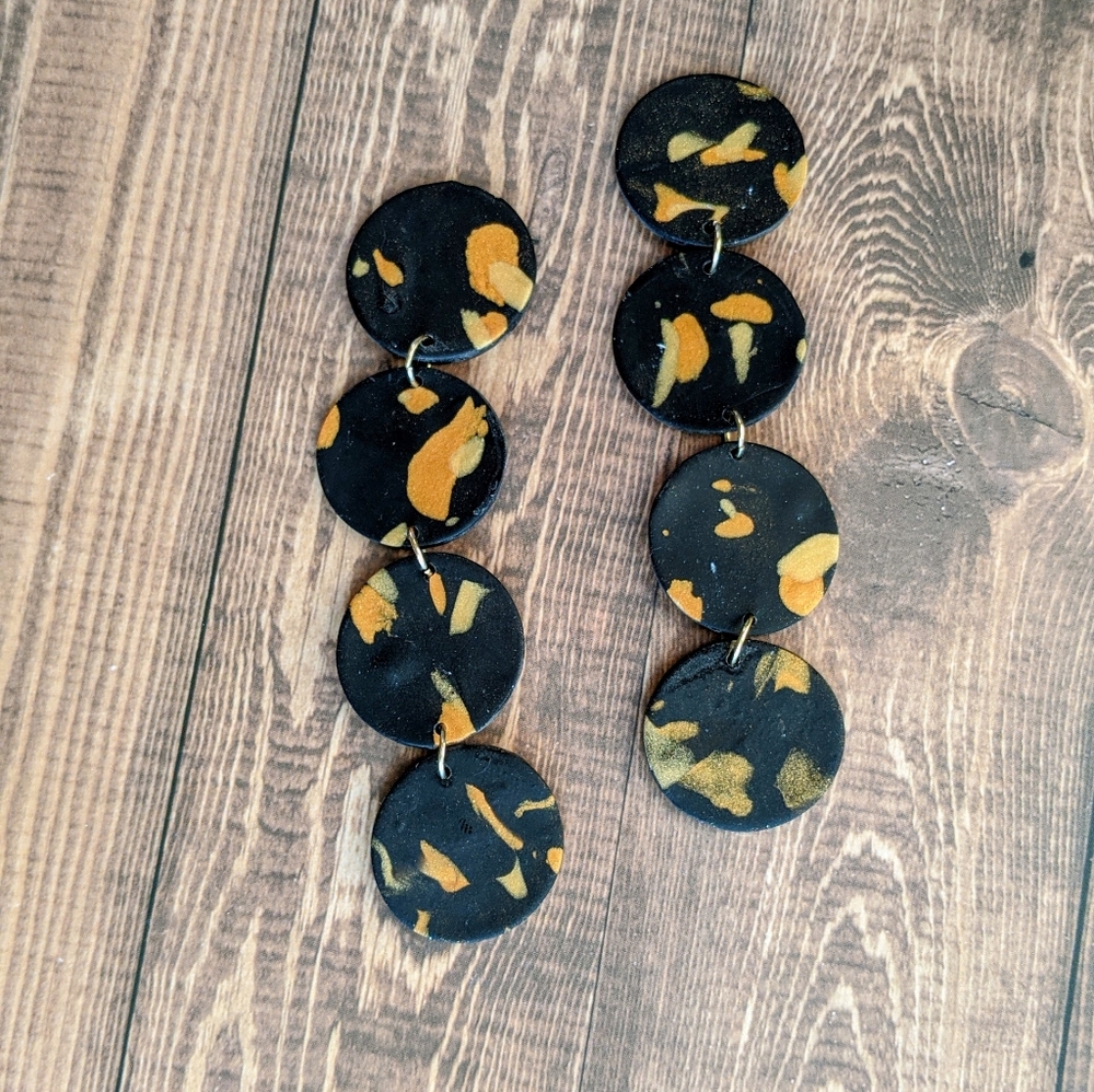 Polymer clay earrings 3 for $30